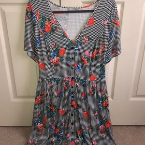 ASOS Curve Gingham Dress